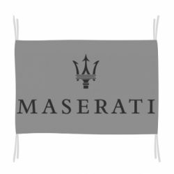 Флаг Maserati logo - PrintSalon