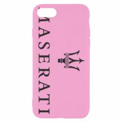 Чехол для iPhone SE 2020 Maserati logo - PrintSalon