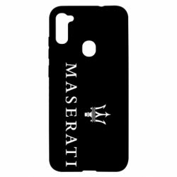 Чехол для Samsung A11/M11 Maserati logo - PrintSalon