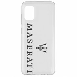 Чехол для Samsung A31 Maserati logo - PrintSalon