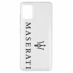 Чехол для Samsung A51 Maserati logo - PrintSalon