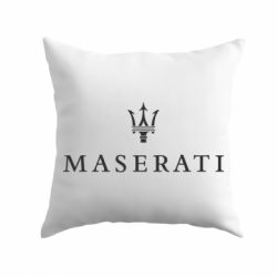 Подушка Maserati logo - PrintSalon