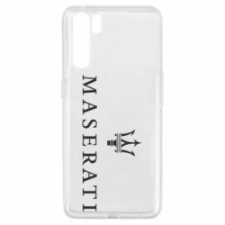 Чехол для Oppo A91/Reno3 Maserati logo - PrintSalon