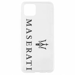 Чехол для Oppo A92s Maserati logo - PrintSalon