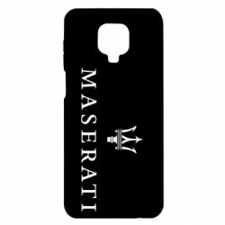 Чехол для Xiaomi Redmi Note 9S/9Pro/9Pro Max Maserati logo - PrintSalon