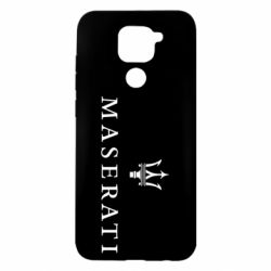 Чехол для Xiaomi Redmi Note 9/Redmi 10X Maserati logo - PrintSalon