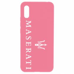 Чехол для Xiaomi Redmi 9a Maserati logo - PrintSalon