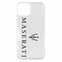 Чехол для iPhone 14 Maserati logo - PrintSalon