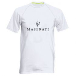 Мужская футболка для спорта Maserati logo - PrintSalon