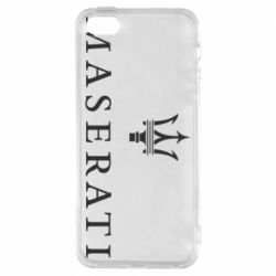 Чехол для iPhone5/5S/SE Maserati logo - PrintSalon