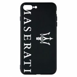 Чехол для iPhone 8 Plus Maserati logo - PrintSalon