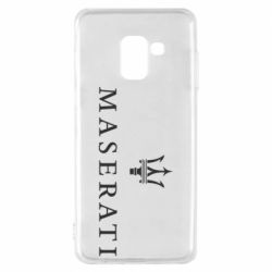 Чехол для Samsung A8 2018 Maserati logo - PrintSalon