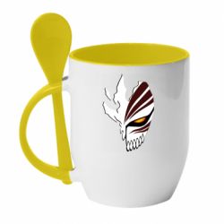 Чашка з ложкою маска Бліч - PrintSalon