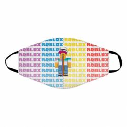 Маска многоразовая 3D Roblox Rainbow - PrintSalon