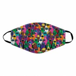 Маска багаторазова Among Us Astronauts 3D - PrintSalon