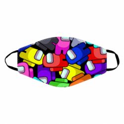 Маска многоразовая Among us multicolored - PrintSalon