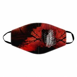 Маска многоразовая Attack of the Titans - PrintSalon