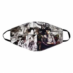 Маска багаторазова Attack on Titan Кapral Levi - PrintSalon