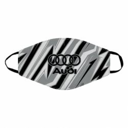 Маска многоразовая Audi and gray background - PrintSalon
