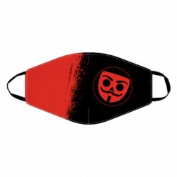 Маска багаторазова Бабл Квас червоний арт - PrintSalon