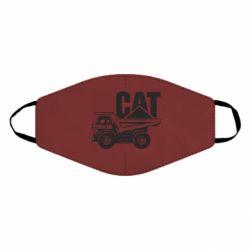 Маска многоразовая CAT logo and truck - PrintSalon