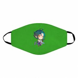 Маска многоразовая Cute Chibi Xiao - PrintSalon