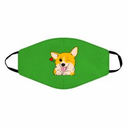 Маска многоразовая Cute Corgi Puppy - PrintSalon
