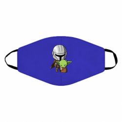 Маска многоразовая Din Djarin And The Child - PrintSalon