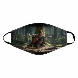 Маска многоразовая Ellie Plays Guitar - PrintSalon