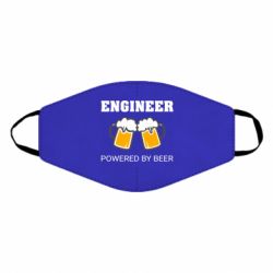 Маска многоразовая Engineer Powered By Beer - PrintSalon