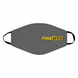 Маска многоразовая Fake taxi logo 2 - PrintSalon