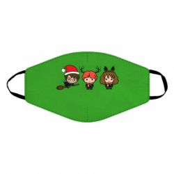 Маска багаторазова Гаррі Поттер та друзі новорічні - PrintSalon