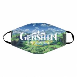 Маска багаторазова Genshin Impact World - PrintSalon