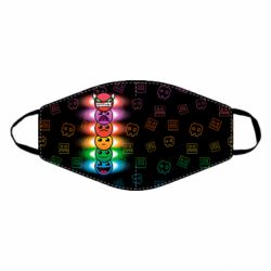 Маска багаторазова Geometry Dash Levels - PrintSalon