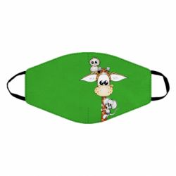Маска многоразовая Giraffe Owl and Mouse - PrintSalon
