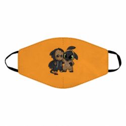 Маска многоразовая Groot And Toothless - PrintSalon
