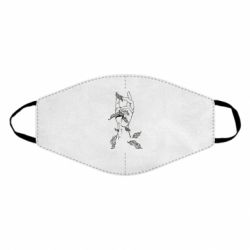 Маска многоразовая Hand with leafs - PrintSalon