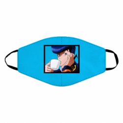 Маска многоразовая Higashikata Josuke drinking tea - PrintSalon