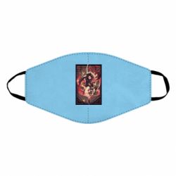 Маска багаторазова Ху Тао з Хомою - PrintSalon