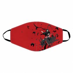 Маска багаторазова Itachi Uchiha with crows - PrintSalon