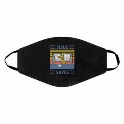 Маска многоразовая Jesus will save - PrintSalon