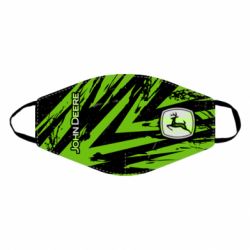 Маска багаторазова John Deere and green background-PrintSalon Маска багаторазова John Deere and green background