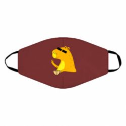 Маска многоразовая Капибара Программист - PrintSalon