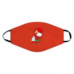 Маска многоразовая Knuckles the Echidna - PrintSalon
