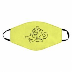 Маска многоразовая Кот Саймона Любовь - PrintSalon