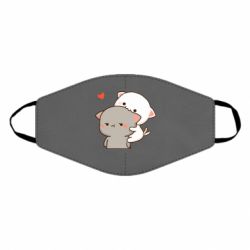 Маска многоразовая Котики кохання - PrintSalon