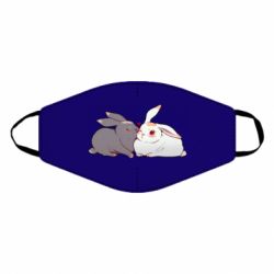 Маска многоразовая Кролики Вэй и Лань - PrintSalon