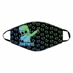 Маска многоразовая Marshmello Fortnite Dab Neon - PrintSalon