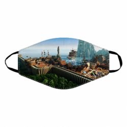 Маска многоразовая Minecraft beautiful town