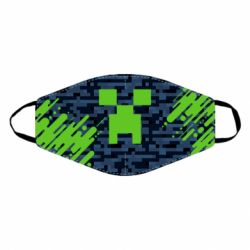 Маска многоразовая Minecraft Creeper - PrintSalon